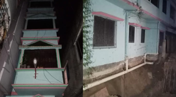 চট্টগ্রামে সরানো হলো হেলে পড়া ৬ তলা ভবনের বাসিন্দাদের