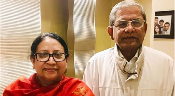 চিকিৎসার জন্য সস্ত্রীক সিঙ্গাপুরে মির্জা ফখরুল