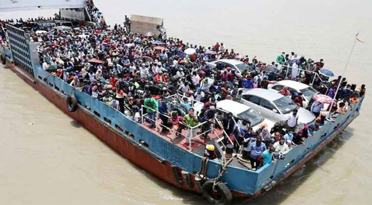 ঈদের ৬ দিন ফেরিতে সাধারণ ট্রাক পারাপার বন্ধ