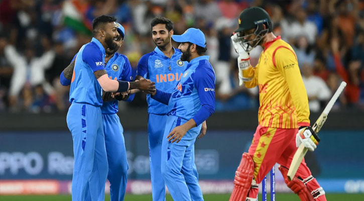 নিয়মরক্ষার ম্যাচে বড় জয়ে গ্রুপ চ্যাম্পিয়ন ভারত