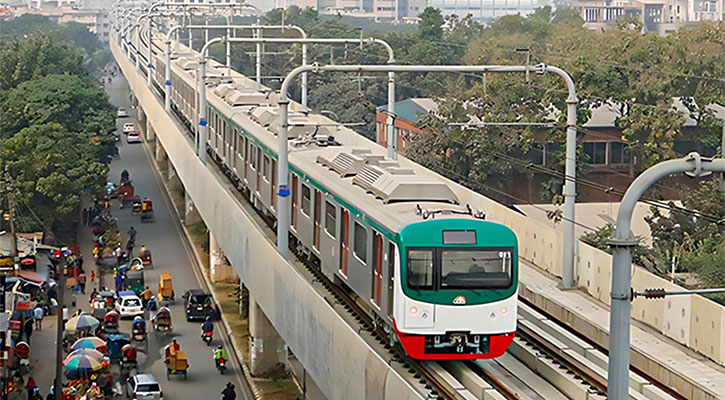 মতিঝিল পর্যন্ত মেট্রোরেল উদ্বোধন ৪ নভেম্বর