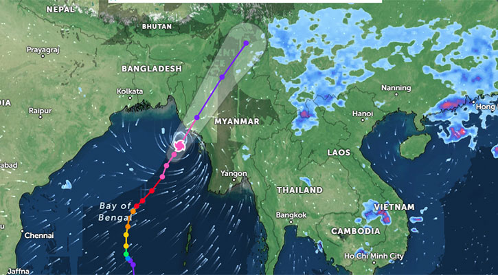 ঘূর্ণিঝড় মোখা : সুপার সাইক্লোন হওয়ার শঙ্কা নেই