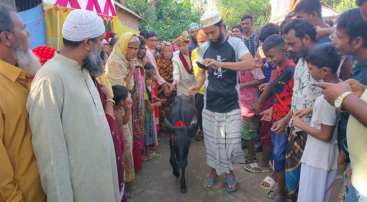 ‘মানত’ রক্ষায় সাইফুলের ব্যতিক্রমী বিয়ে