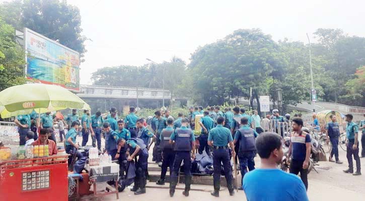 জামায়াতের সমাবেশ ঘিরে সতর্ক অবস্থানে পুলিশ