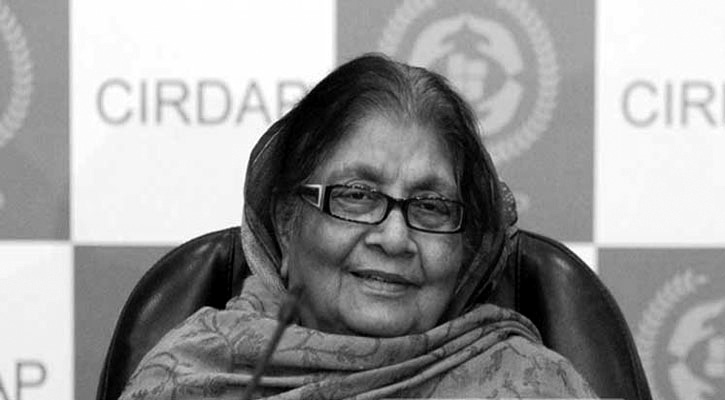 বনানীতে সাজেদা চৌধুরীর দাফন সম্পন্ন